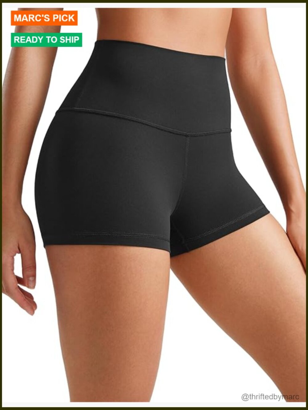 High Waisted Biker Shorts 2.5" Inseam - Yoga Workout Volleyball Spandex